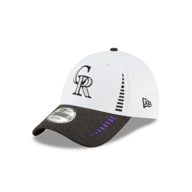 MLB Colorado Rockies Speed Tech 9Forty Adjustable (XNN2354) - White New Era Caps